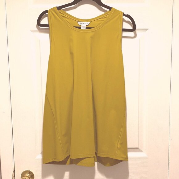 Athleta Ultimate Train Tank Oxidized Yellow Olive Women's Plus Size 2x - Picture 2 of 7